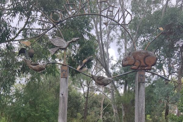 Wombat Bend Playground entrance