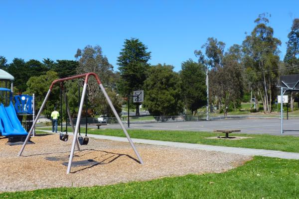 Playground at Warrandyte Reserve