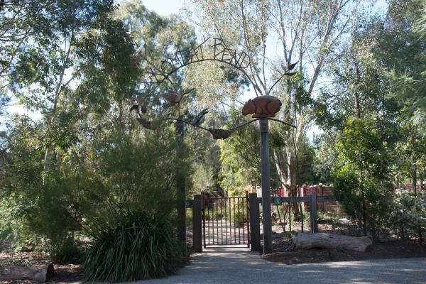 Wombat Bend Playspace at Finns Reserve, Lower Templestowe