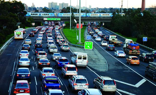 Congestion on the Eastern Freeway