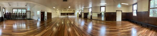 Interior of the Warrandyte South Hall
