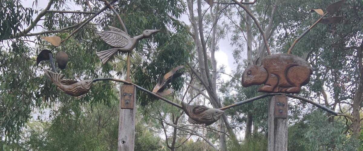 Wombat Bend Playground entrance