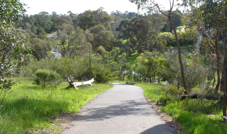 Green Gully Linear Park Templestowe bike path