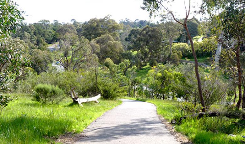 Green Gully Linear Park Templestowe bike path