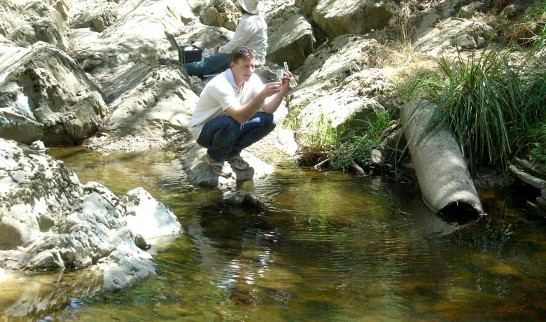 Water Sampling in the Yarra River, Victoria