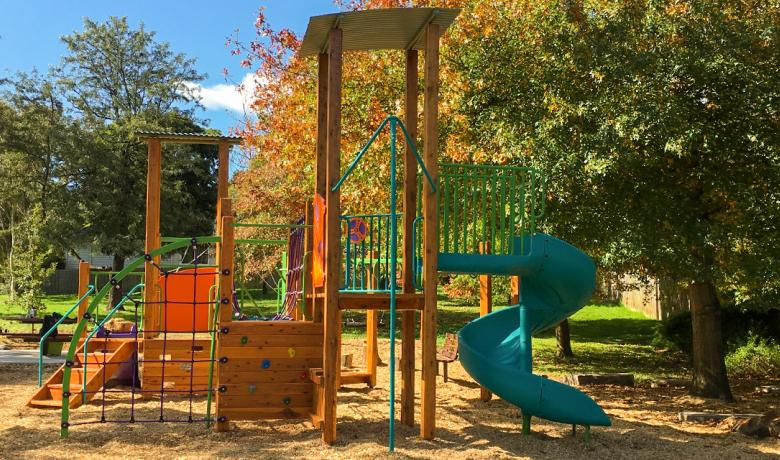 children's playground at thea reserve