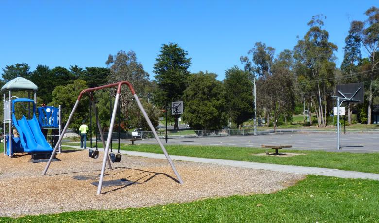 Playground at Warrandyte Reserve