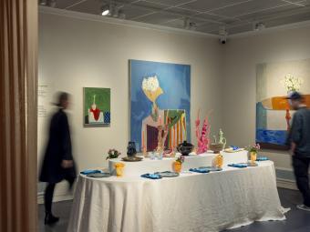Melbourne Design Week installation at Manningham Art Gallery titled Beyond the Table: The Dinner Party Reimagined 
