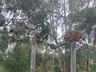 Wombat Bend Playground entrance