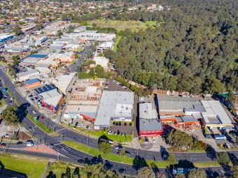 Aerial photo of Industrial precinct at Bulleen