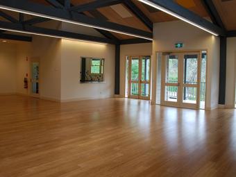 Photo of Warrandyte Community Centre Victory room facing kitchen and french doors