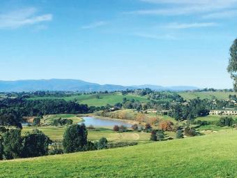 rolling green hills landscape of Manningham