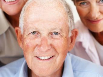 group of smiling senior citizens